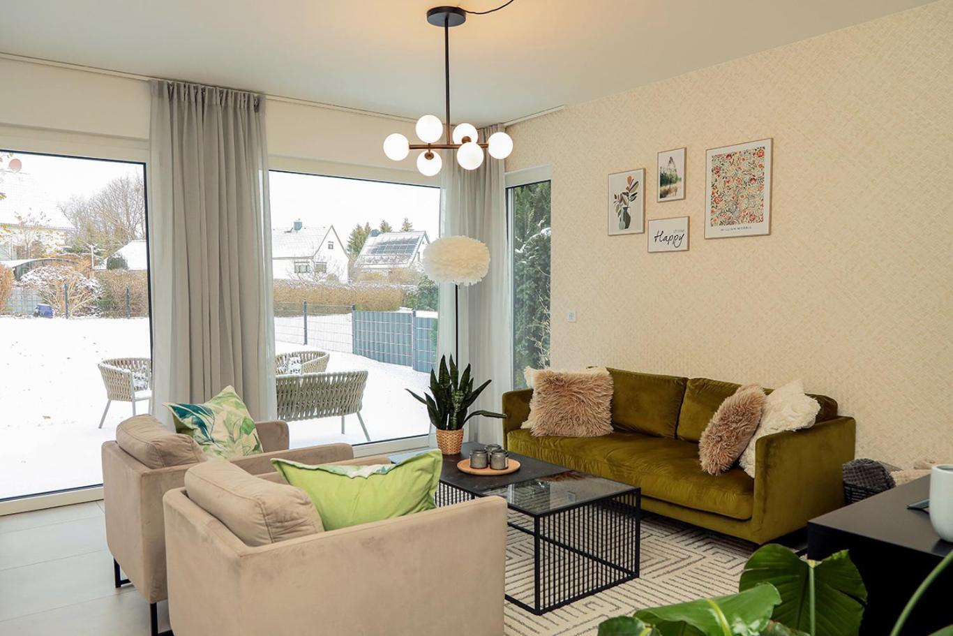 Zugzuflucht-Neues, Modernes Ferienhaus Freiberg Luaran gambar